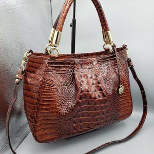 Brahmin Ruby Handbag and Debra Wallet, both in Pecan Melbourne